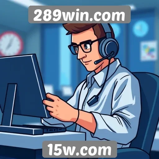 O suporte ao cliente da 289win.com em foco